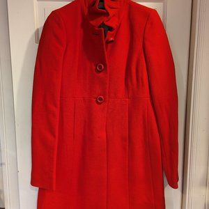 J. Crew double-cloth Sybil coat with Thinsulate, size T12, Dark Poppy 12